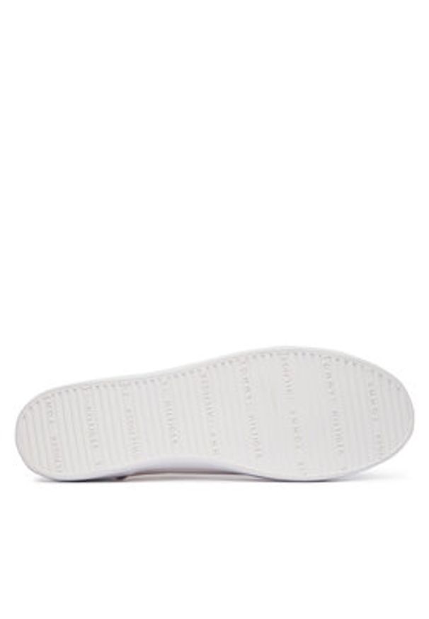 TOMMY HILFIGER - Tommy Hilfiger Tenisówki Th Foxing Sneaker Canvas FW0FW09170 Biały. Kolor: biały. Materiał: materiał