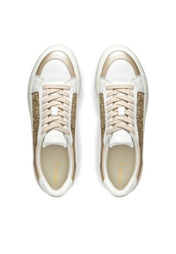 Geox Sneakersy D Emmeleny D550UE 085EW C0232 Złoty. Kolor: złoty. Materiał: skóra