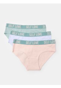 Sinsay - Majtki hipster 3 pack - wielobarwny