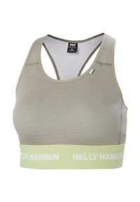 Biustonosz dla kobiet Helly Hansen Lifa Merino Midweight. Kolor: szary