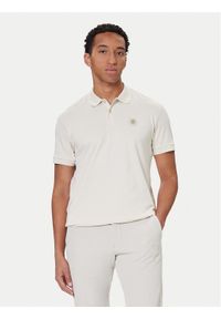 BOSS Polo Future 50543891 Écru Regular Fit. Typ kołnierza: polo. Materiał: bawełna