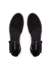 Calvin Klein Jeans Espadryle Ankle Espadrille Btw YW0YW01027 Czarny. Kolor: czarny. Materiał: materiał #6