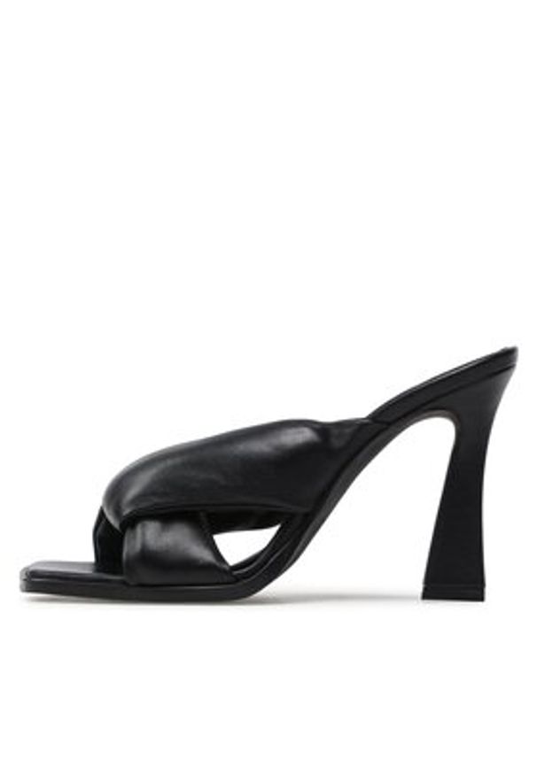 Pinko - PINKO Klapki Corinne Sabot PE 23 BLKS1 100654 A0N9 Czarny. Kolor: czarny. Materiał: skóra