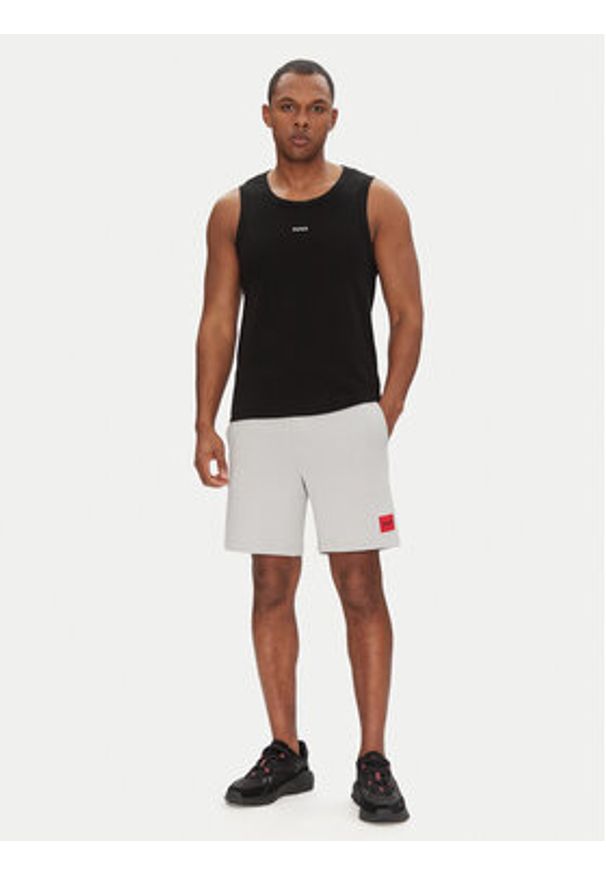 Hugo - HUGO Szorty sportowe Diz222 50466196 Szary Regular Fit. Kolor: szary. Materiał: bawełna. Styl: sportowy