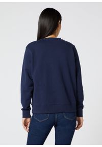 Wrangler - WRANGLER REGULAR DAMSKA BLUZA KLASYCZNA SWEAT NAVY W6N2-HA-114. Styl: klasyczny #3