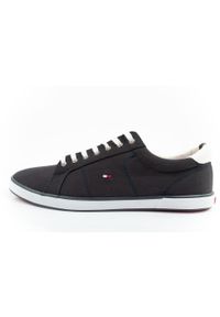 TOMMY HILFIGER - Buty sportowe trampki do chodzenia męskie Tommy Hilfiger. Kolor: niebieski. Sport: turystyka piesza