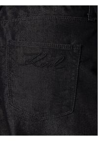 Karl Lagerfeld - KARL LAGERFELD Jeansy A4W10097 Czarny Wide Leg. Kolor: czarny