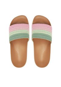 Roxy Klapki ARJL101232 Zielony. Kolor: zielony. Materiał: materiał #6