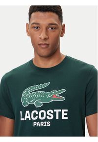 Lacoste T-Shirt TH5634 Zielony Regular Fit. Kolor: zielony. Materiał: bawełna #4