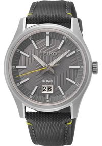 Zegarek Seiko Zegarek męski Seiko SUR543P1 szary. Kolor: szary #1