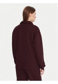 TOMMY HILFIGER - Tommy Hilfiger Bluza UW0UW06078 Bordowy Regular Fit. Kolor: czerwony. Materiał: bawełna #2