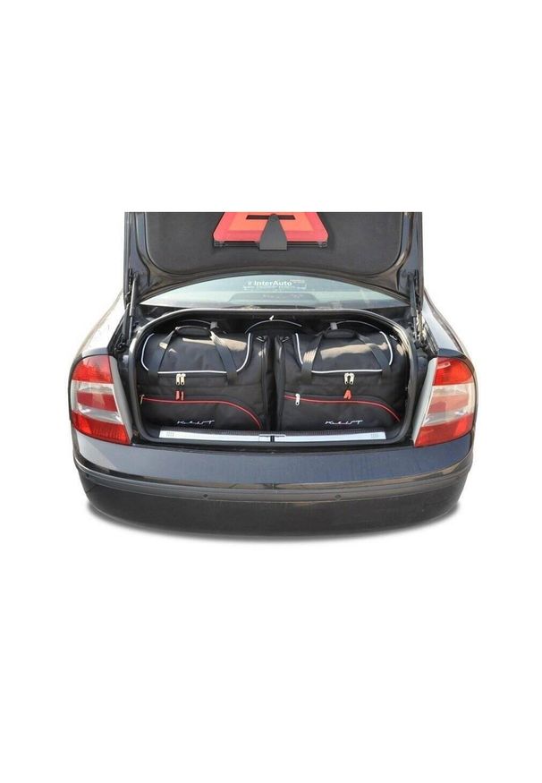 KJUST - Torby Do Bagażnika Skoda Superb Limousine 2001-2008 5Szt Kjust. Kolor: czarny. Styl: sportowy