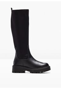 bonprix - Kozaki. Kolor: czarny. Szerokość cholewki: szeroka, normalna #1