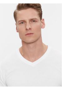 Karl Lagerfeld - KARL LAGERFELD Komplet 2 t-shirtów 765001 500298 Biały Slim Fit. Typ kołnierza: dekolt w karo. Kolor: biały. Materiał: bawełna