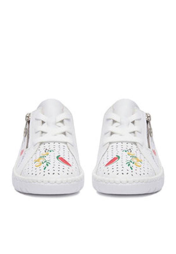 Rieker Półbuty CEO-M2310-80 Biały. Kolor: biały. Materiał: syntetyk, skóra