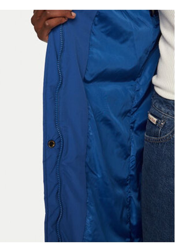 United Colors of Benetton - United Colors Of Benetton Płaszcz zimowy 2JF8DN060 Niebieski Regular Fit. Kolor: niebieski. Materiał: syntetyk. Sezon: zima