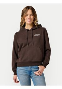 Wrangler Bluza 112356458 Brązowy Regular Fit. Kolor: brązowy. Materiał: bawełna