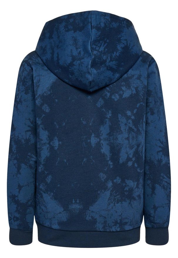 Bluza z kapturem dla dzieci Hummel Jump AOP. Typ kołnierza: kaptur. Kolor: niebieski. Sezon: zima. Sport: joga i pilates