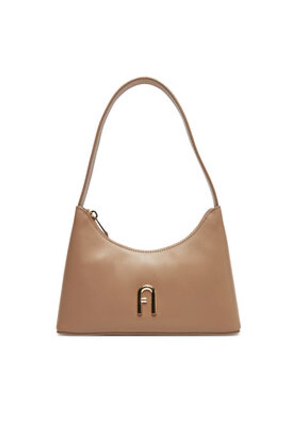 Furla Torebka Diamante Mini WB00863 AX0733 BG 1257S Brązowy. Kolor: brązowy. Materiał: skórzane