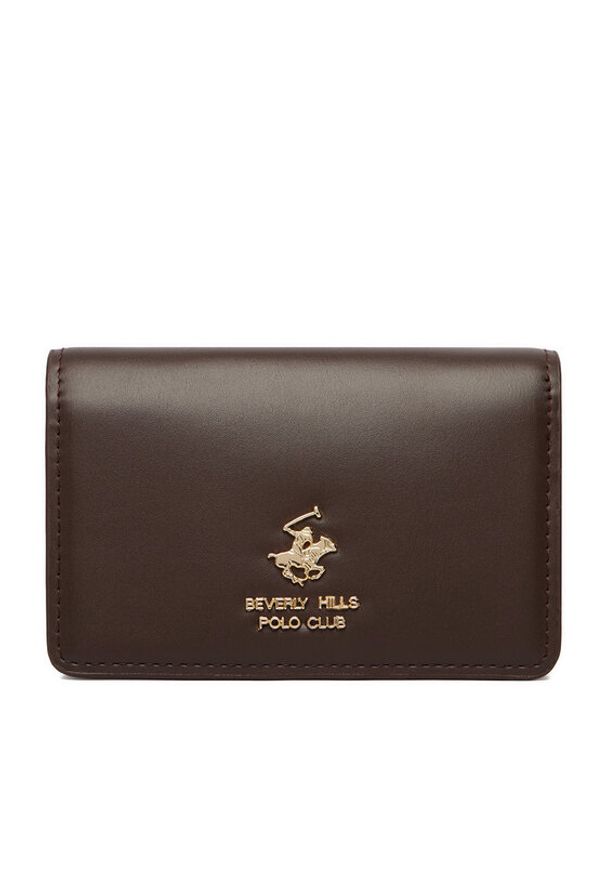 Beverly Hills Polo Club Portfel CWBEO-BHPC-W1-006-SS26 Brązowy. Kolor: brązowy. Materiał: skóra