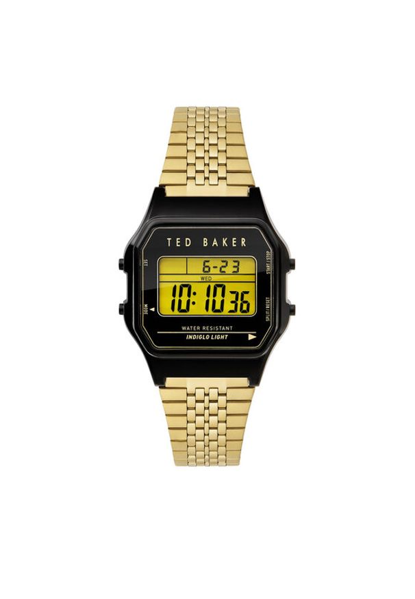 Ted Baker Zegarek London BKP80S204 Złoty. Kolor: złoty