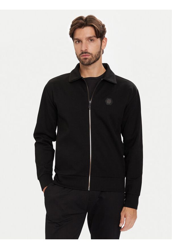 BOSS Bluza Future 50543881 Czarny Relaxed Fit. Kolor: czarny. Materiał: bawełna