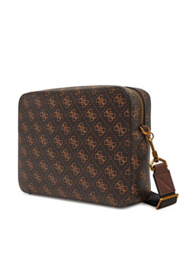 Guess Saszetka HMMILO P5222 Brązowy. Kolor: brązowy. Materiał: skóra