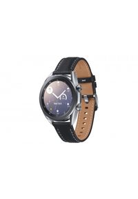 SAMSUNG - Smartwatch Samsung Galaxy Watch 3 41mm srebrny (R850). Rodzaj zegarka: smartwatch. Kolor: srebrny. Materiał: skóra, materiał. Styl: klasyczny, elegancki, casual, militarny