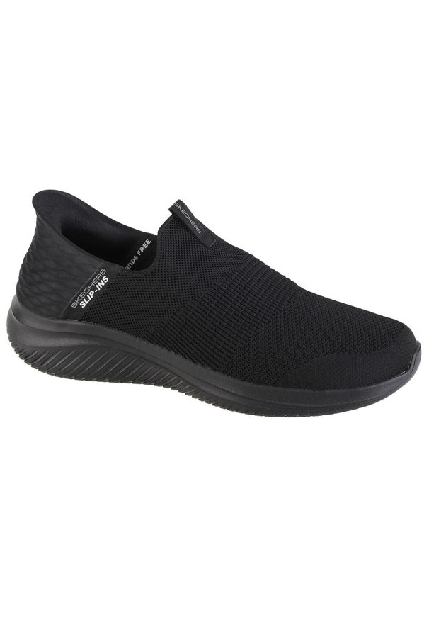 skechers - Buty do chodzenia męskie Skechers Flex 30 Smooth Step. Kolor: czarny. Sport: turystyka piesza