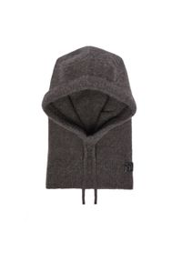 Calvin Klein Balaklawa Emblem Brushed LV04D8068G Szary. Kolor: szary. Materiał: poliamid, nylon #1