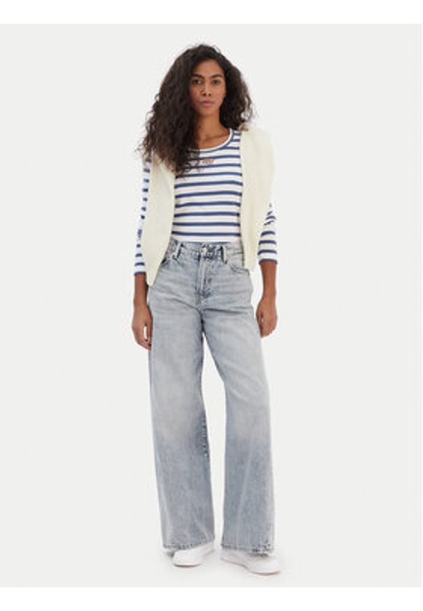 TOMMY HILFIGER - Tommy Hilfiger Jeansy 70's WW0WW48519 Niebieski Wide Leg. Kolor: niebieski