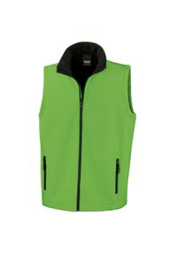 RESULT - Ocieplana Męska Softshell Printable. Kolor: biały, wielokolorowy, zielony, czarny. Materiał: softshell