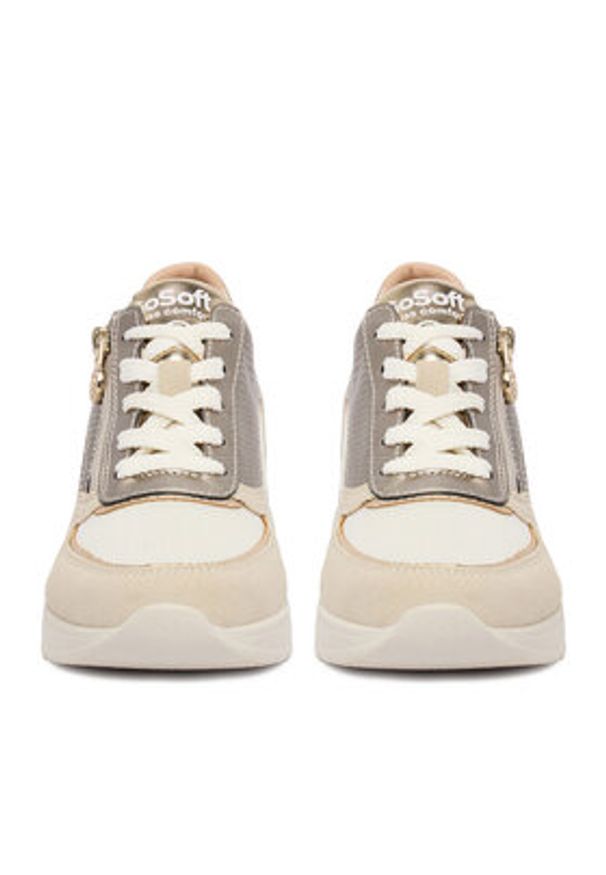 Go Soft Sneakersy CEO-WS2P260-03 Beżowy. Kolor: beżowy. Materiał: materiał
