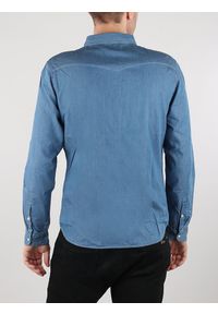 Lee - LEE SS CHETOPA SHIRT MĘSKA KOSZULA JEANSOWA MEDIEVAL BLUE L66AJO13 112116301. Materiał: jeans