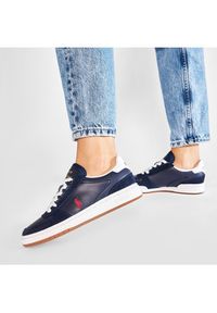 Polo Ralph Lauren Sneakersy Polo Crt Pp 809834463003 Granatowy. Kolor: niebieski. Materiał: skóra