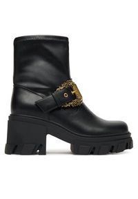 Versace Jeans Couture Botki 79VA3S80 Czarny. Kolor: czarny. Materiał: skóra #2