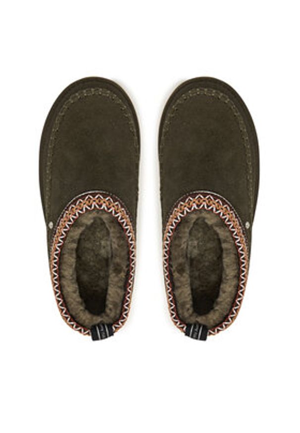 EMU Australia Kapcie Sharky Adventure Scuff W13239 Khaki. Kolor: brązowy. Materiał: skóra