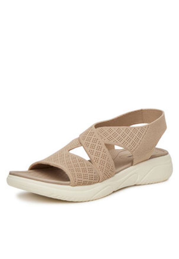 Clara Barson Sandały R25SS02836 Beżowy. Kolor: beżowy. Materiał: materiał