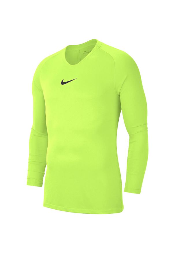 Nike - Męska Koszulka Z Długim Rękawem Park DriFIT Base Layer Top. Kolor: szary. Długość rękawa: długi rękaw. Długość: długie