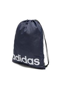 Adidas - adidas Worek LINEAR GYMSACK HR5356 Granatowy. Kolor: niebieski