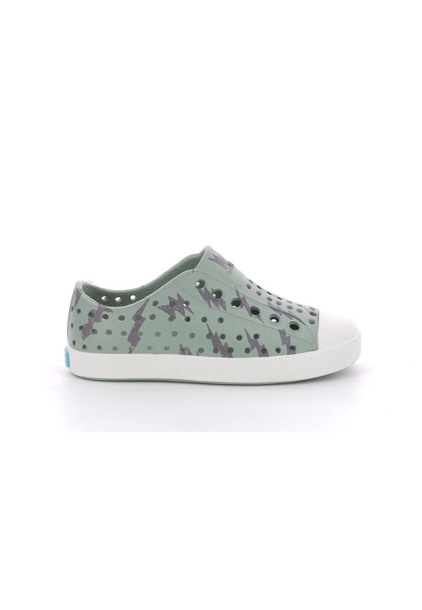 Native Shoes - Buty miejskie dziecięce NATIVE JEFFERSON PRINT YOUTH. Kolor: zielony. Wzór: nadruk. Sport: turystyka piesza