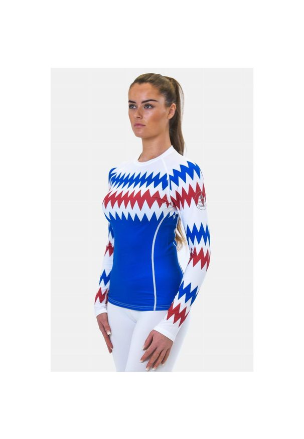 Surfanic Damska Koszulka Termoaktywna Carbon Dri – Aktywny Węgiel – SWE2604-520. Kolor: niebieski