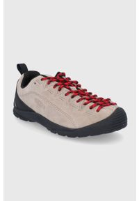 keen - Keen Buty Jasper damskie kolor beżowy. Zapięcie: sznurówki. Kolor: beżowy. Materiał: guma #4