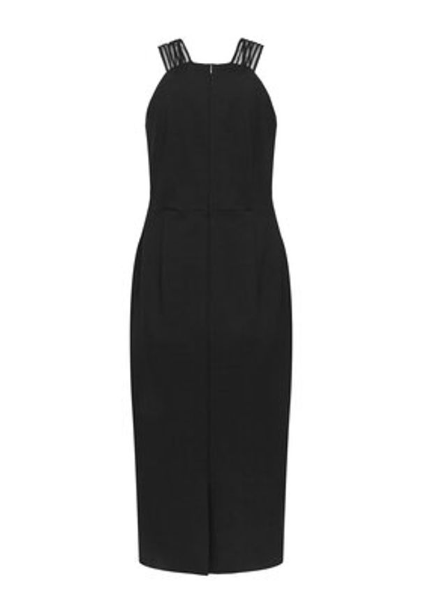 BOSS Sukienka koktajlowa Daliyah 50548103 Czarny Slim Fit. Kolor: czarny. Materiał: syntetyk. Styl: wizytowy