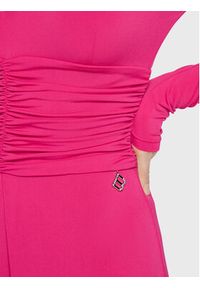 Blugirl Blumarine Sukienka wieczorowa RA3065-J6634 Różowy Slim Fit. Kolor: różowy. Materiał: syntetyk. Styl: wizytowy #3