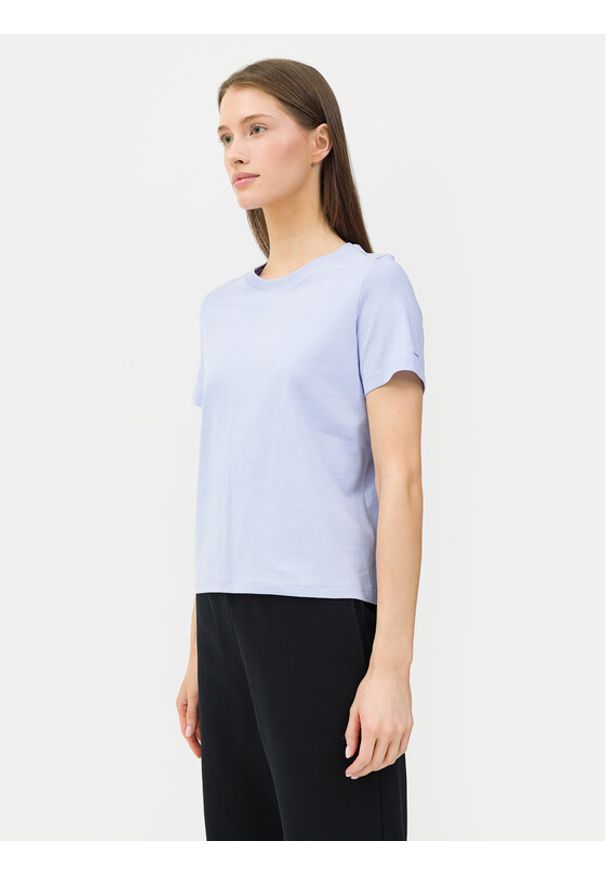 4f - 4F T-Shirt 4FWSS24TTSHF1360 Błękitny Regular Fit. Kolor: niebieski. Materiał: bawełna