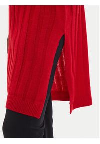 Brave Soul Sukienka dzianinowa LKD-230MARTHADRB Czerwony Oversize. Kolor: czerwony. Materiał: syntetyk. Typ sukienki: oversize #4