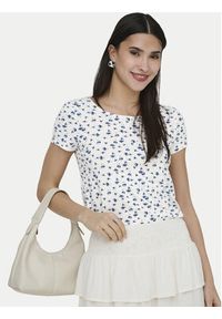 only - ONLY Bluzka Bera 15368588 Biały Regular Fit. Kolor: biały. Materiał: wiskoza #5