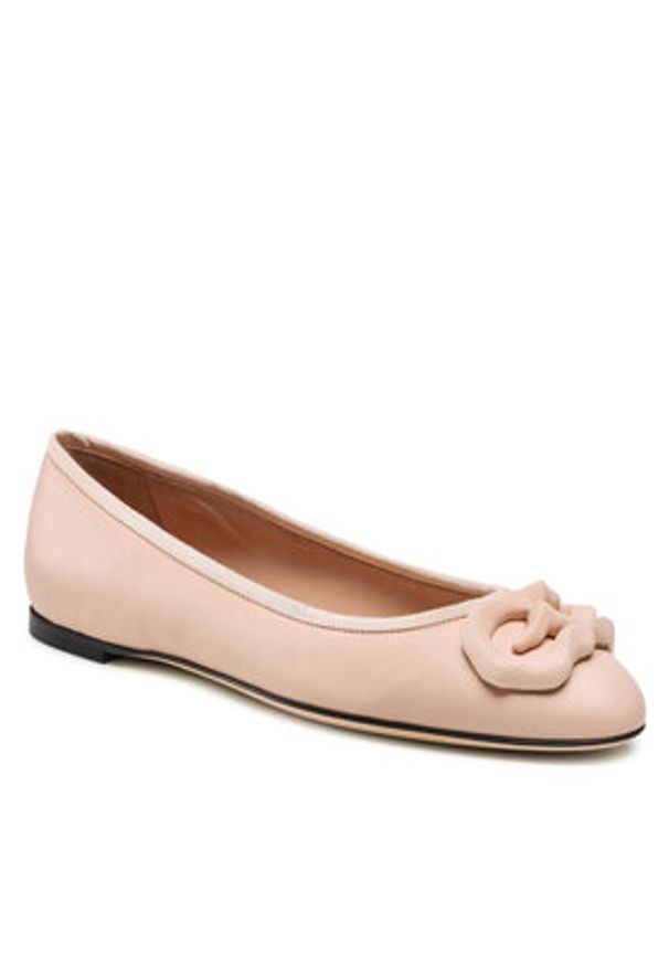 Giuseppe Zanotti - GIUSEPPE ZANOTTI Baleriny E260007 Różowy. Kolor: różowy. Materiał: skóra