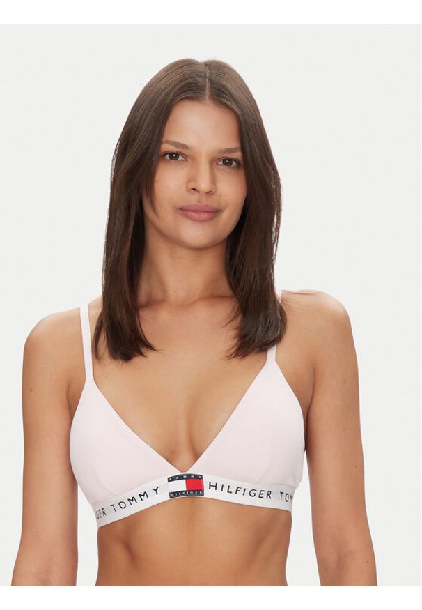 TOMMY HILFIGER - Tommy Hilfiger Biustonosz braletka UW0UW06040 Różowy. Kolor: różowy. Materiał: bawełna